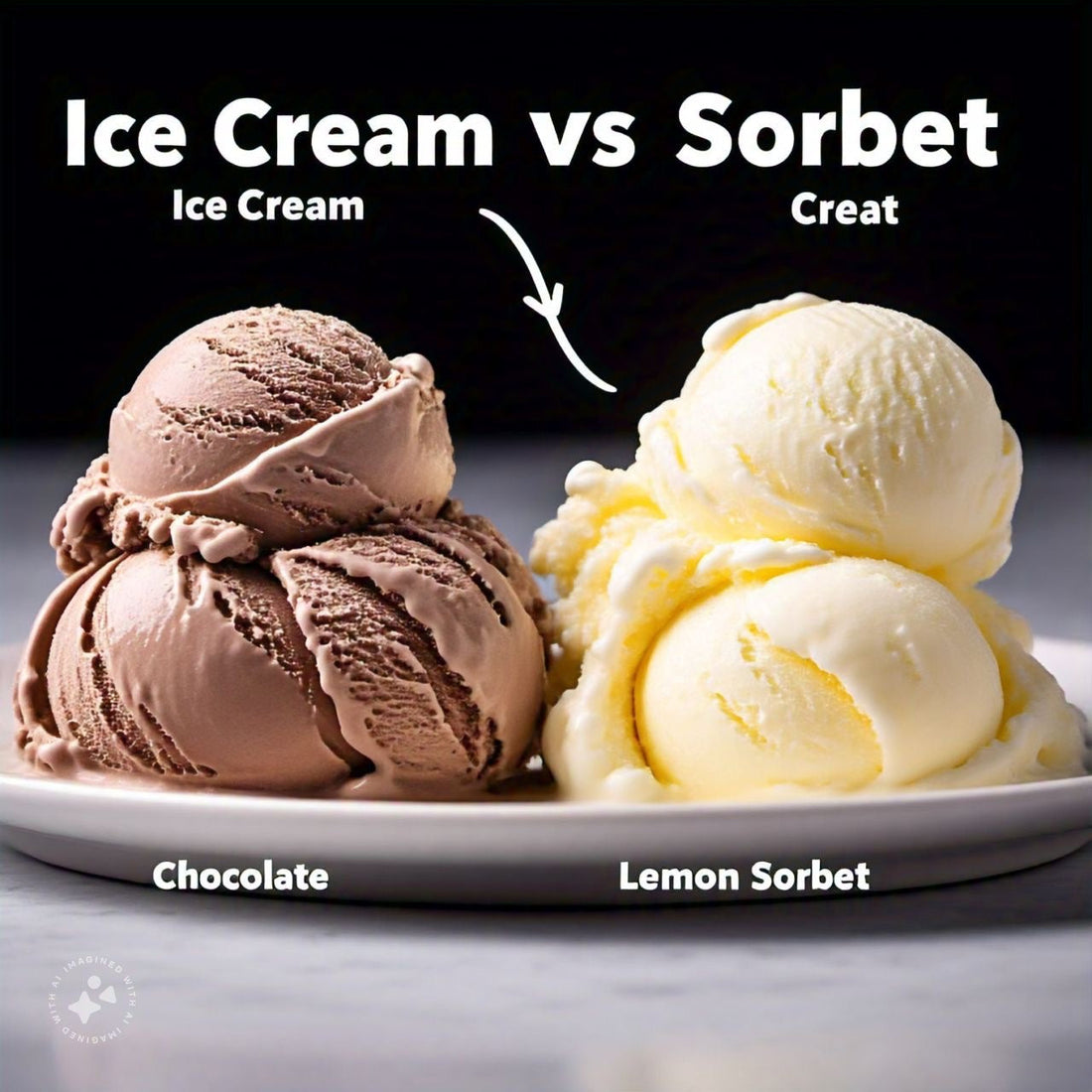 Diferencias entre helado y sorbete